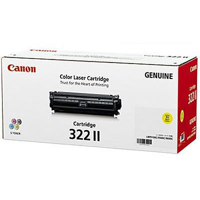 Image for CANON CART322 TONER CARTRIDGE HIGH YIELD YELLOW from PaperChase Office National