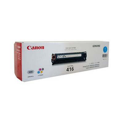 Image for CANON CART416 TONER CARTRIDGE CYAN from OFFICE NATIONAL CANNING VALE