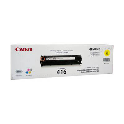 Image for CANON CART416 TONER CARTRIDGE YELLOW from Ezi Office National Tweed