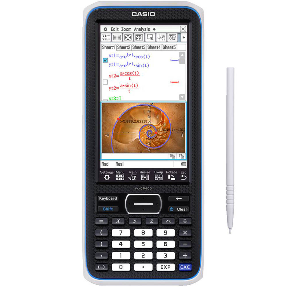 Image for CASIO FX-CP400 CLASSPAD II GRAPHICS CALCULATOR BLACK from Pirie Office National
