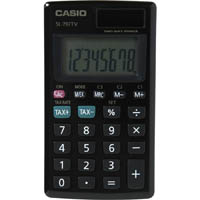 casio sl-797tv handheld tax calculator 8 digit black