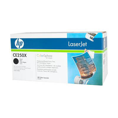 Image for HP HT250X CE250X TONER CARTRIDGE HIGH YIELD BLACK from BACK 2 BASICS & HOWARD WILLIAM OFFICE NATIONAL