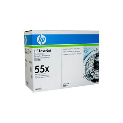 Image for HP CE255X 55X TONER CARTRIDGE HIGH YIELD BLACK from Office National