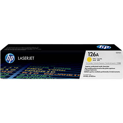 Image for HP CE312A 126A TONER CARTRIDGE YELLOW from Paul John Office National