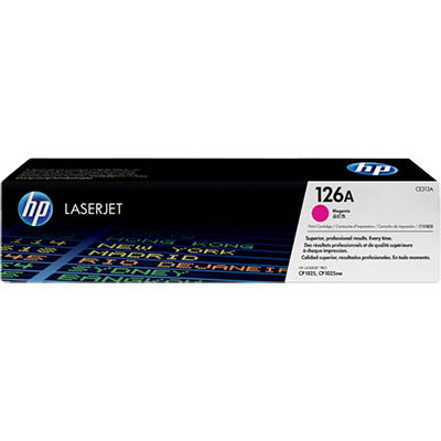 Image for HP CE313A 126A TONER CARTRIDGE MAGENTA from Office National Barossa