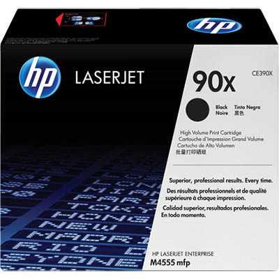 Image for HP CE390X 90X TONER CARTRIDGE HIGH YIELD BLACK from BACK 2 BASICS & HOWARD WILLIAM OFFICE NATIONAL