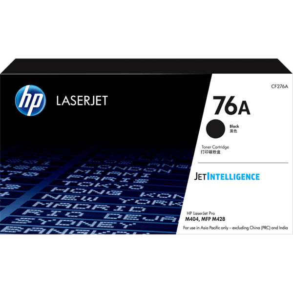 Image for HP CF276A 76A TONER CARTRIDGE BLACK from Surry Office National
