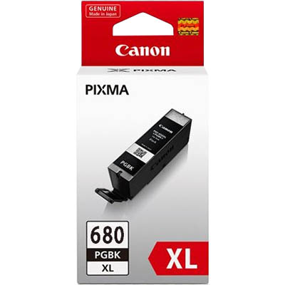 Image for CANON PGI680XL INK CARTRIDGE HIGH YIELD BLACK from Mackay Business Machines (MBM) Office National