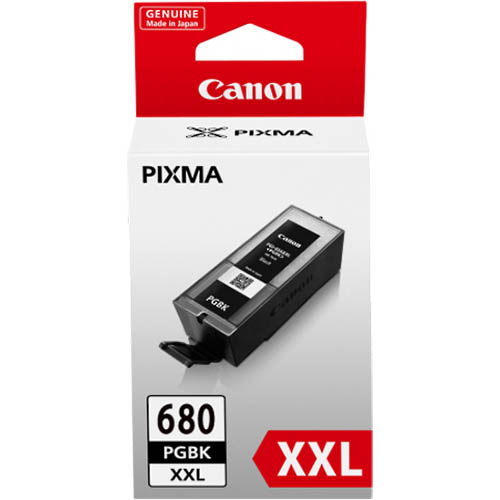 Image for CANON PGI680XXL INK CARTRIDGE EXTRA HIGH YIELD BLACK from Mackay Business Machines (MBM) Office National