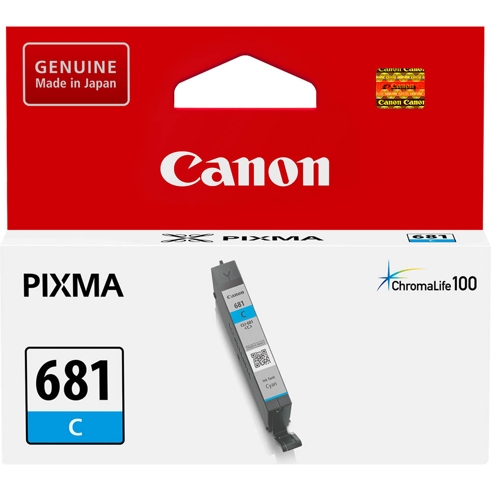Image for CANON CLI681 INK CARTRIDGE CYAN from Coleman's Office National