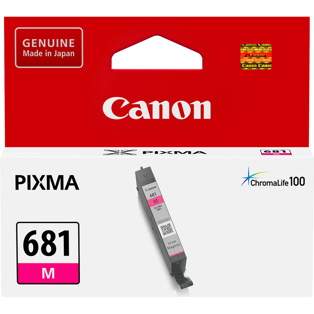 Image for CANON CLI681 INK CARTRIDGE MAGENTA from PaperChase Office National