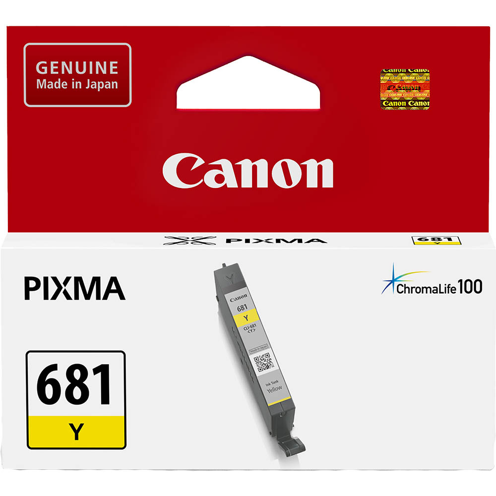 Image for CANON CLI681 INK CARTRIDGE YELLOW from Express Office National