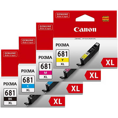 Image for CANON CLI681XL INK CARTRIDGE HIGH YIELD VALUE PACK from Aztec Office National