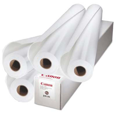 Image for CANON A1 LARGE FORMAT BOND PAPER ROLL 80GSM 610MM X 50M WHITE CARTON 4 from Office National