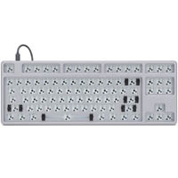 azio cascade 75% wireless hot-swappable barebones keyboard base space grey