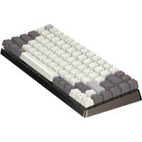 azio cascade 75% wireless hot-swappable keyboard bronze / forest dark