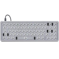 azio cascade slim 75% wireless hot-swappable barebones keyboard base space grey