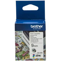 brother cz1001 label roll 9mm x 5m white
