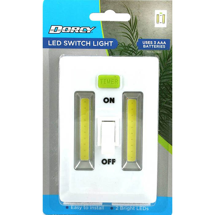 Image for DORCY D1057 LED SWITCH LIGHT WHITE from Express Office National