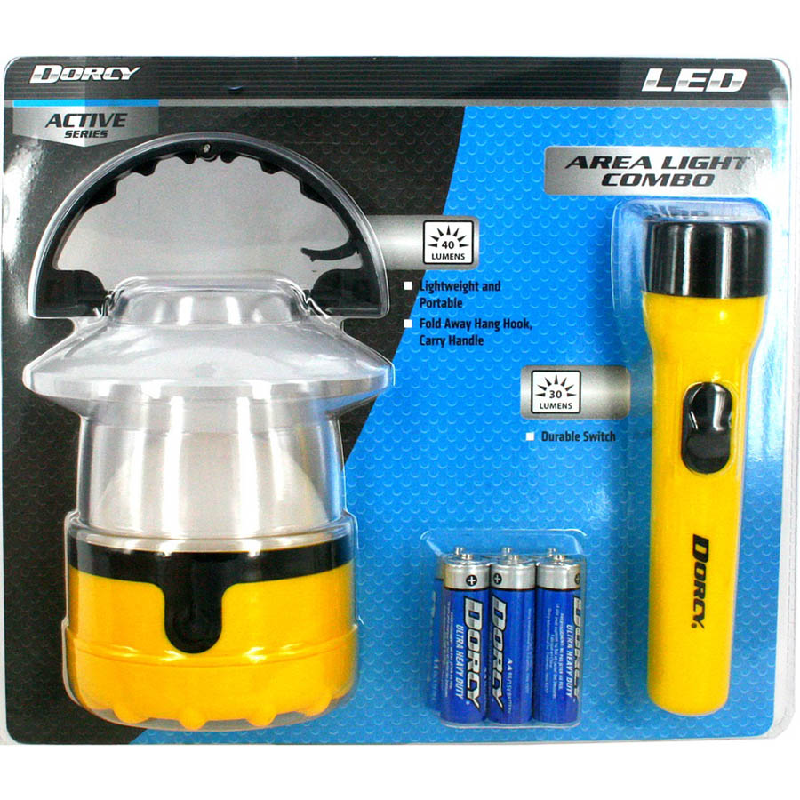 Image for DORCY D3017 TORCH AND AREA LANTERN COMBO PACK YELLOW from Express Office National