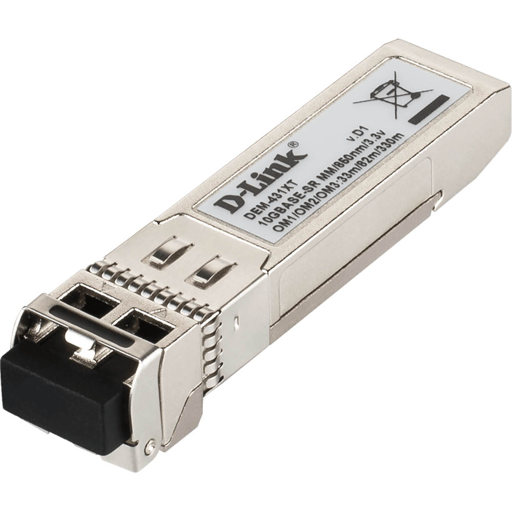 Image for D-LINK DEM-431XT 10GBASE-SR SFP+ MULTIMODE 850NM TRANSCEIVER from Two Bays Office National