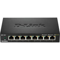 d-link dgs-108 desktop switch 8 port gigabit unmanaged black