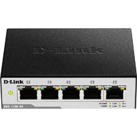 d-link dgs-1100-05 smart switch 5 port gigabit managed black/ silver