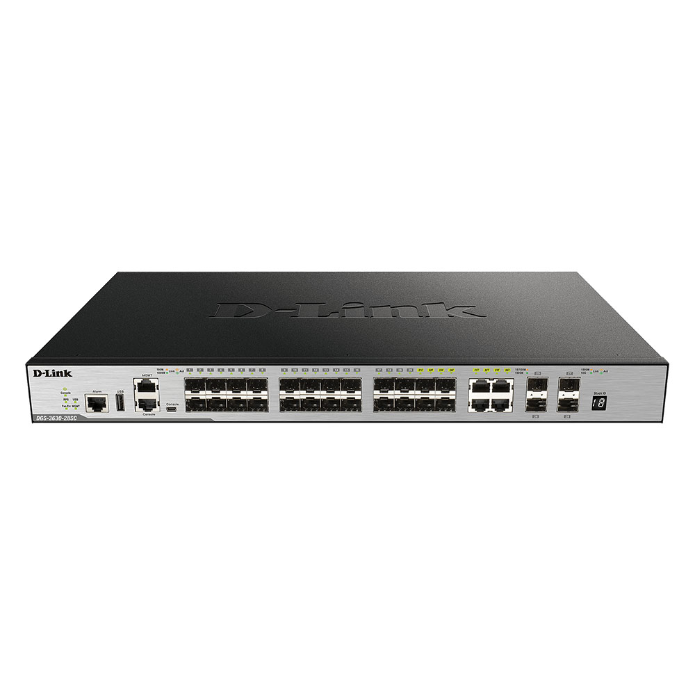 Image for D-LINK DGS-3630-28SC SWITCH 3 LAYER BLACK from Angletons Office National