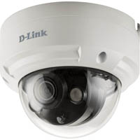 d-link dcs-4614ek vigilance 4 megapixel h.265 outdoor dome camera white