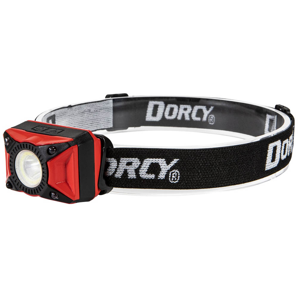 Image for DORCY D4337 RECHARGEABLE HEADLAMP 650 LUMENS BLACK/GREY from Office National
