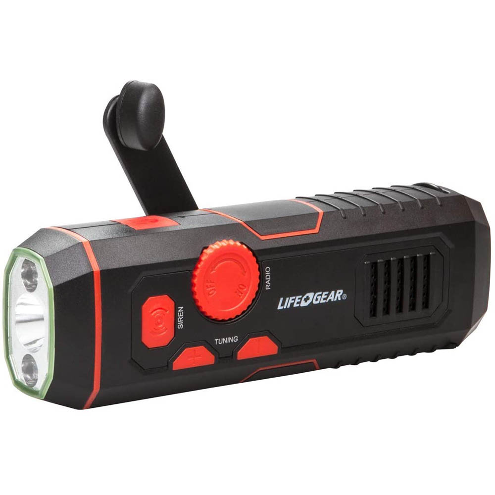 Image for LIFEGEAR STORMPROOF CRANK RADIO LIGHT from Office National Capalaba