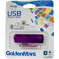 golden mars usb 2.0 flash drive 16gb purple