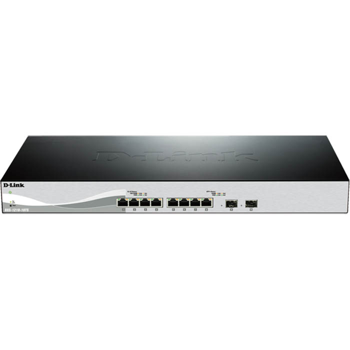 Image for D-LINK DXS-1210-10TS 10-PORT 10 GIGABIT SMART MANAGED SWITCH WITH 8 10GBASE-T PORTS AND 2 SFP+ PORTS from Coffs Coast Office National