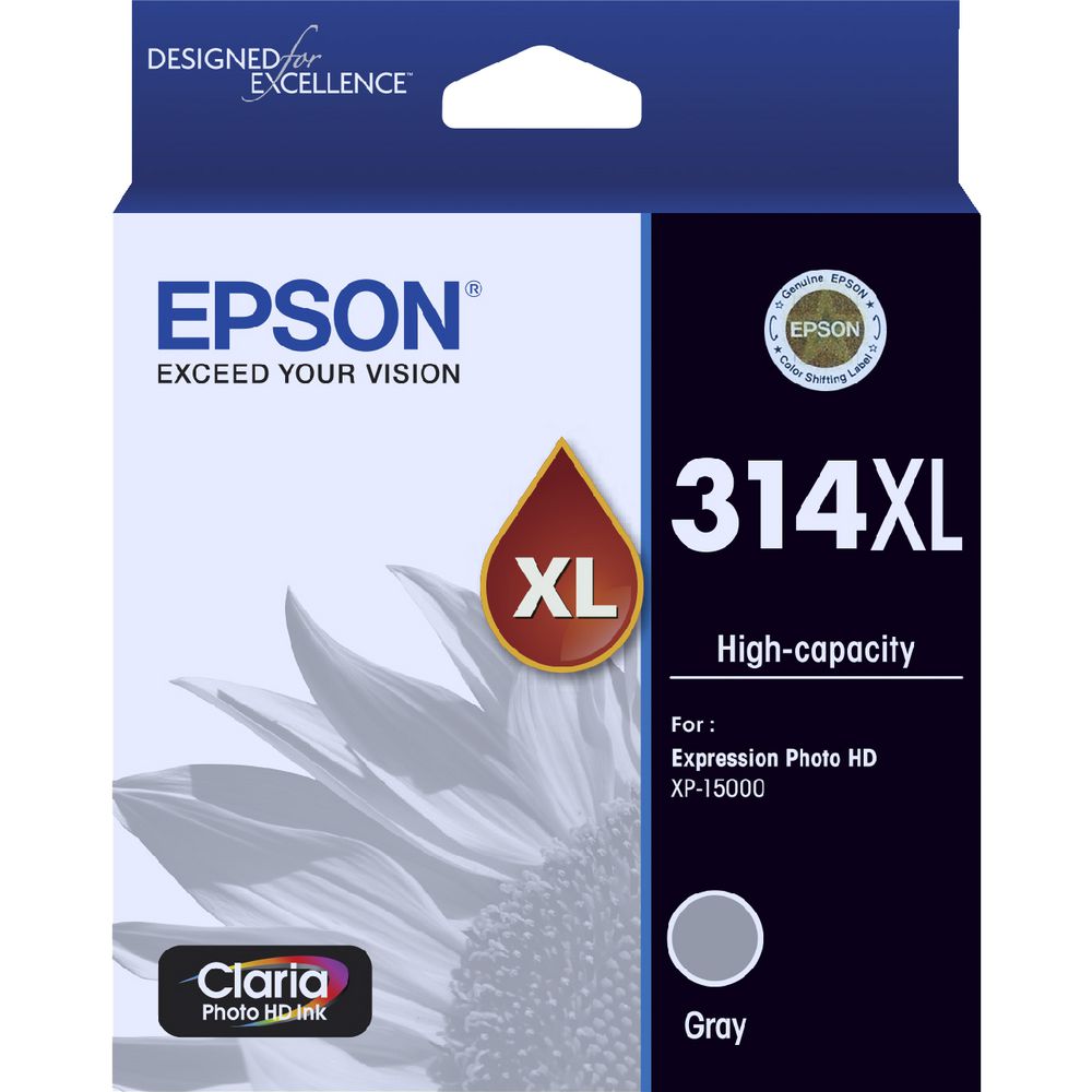 Image for EPSON 314 INK CARTRIDGE HIGH YIELD GREY from Angletons Office National