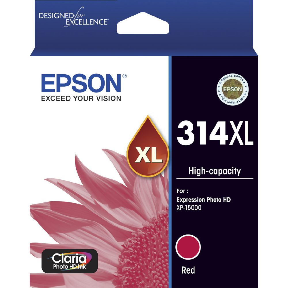 Image for EPSON 314 INK CARTRIDGE HIGH YIELD RED from Emerald Office Supplies Office National