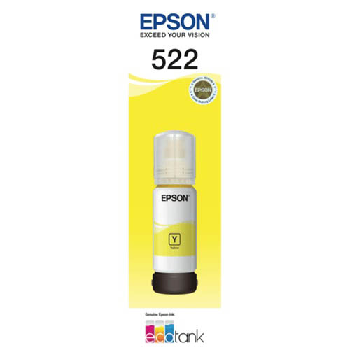 Image for EPSON T522 ECOTANK INK BOTTLE YELLOW from Office National Sydney Stationery
