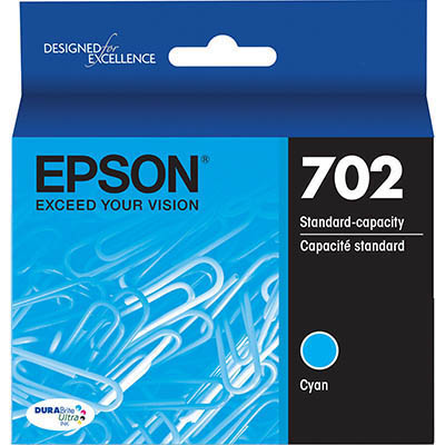 Image for EPSON 702 INK CARTRIDGE CYAN from SBA Office National - Darwin