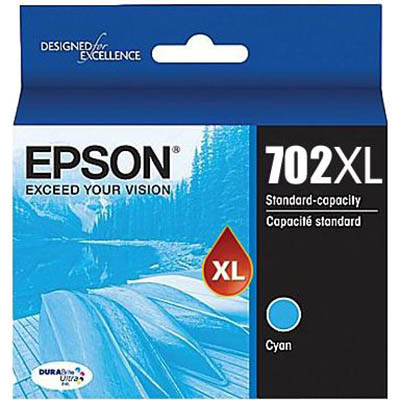 Image for EPSON 702XL INK CARTRIDGE HIGH YIELD CYAN from Express Office National