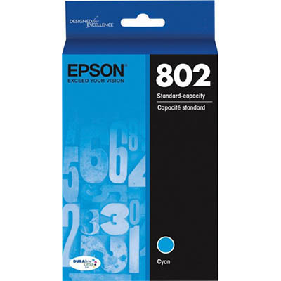 Image for EPSON 802 INK CARTRIDGE CYAN from Chris Humphrey Office National