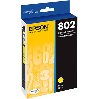 Image for EPSON 802 INK CARTRIDGE YELLOW from Pirie Office National
