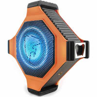 ecoxgear ecoedge plus waterproof bluetooth speaker orange