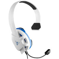 turtle beach recon chat headset wired white/blue