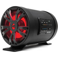 ecoxgear es08 soundextreme subwoofer speaker black
