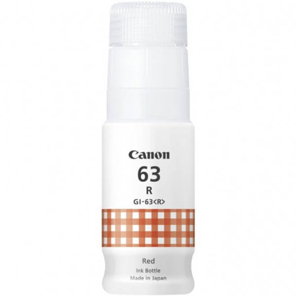 Image for CANON GI63 MEGATANK INK BOTTLE 70ML RED from OFFICE NATIONAL CANNING VALE