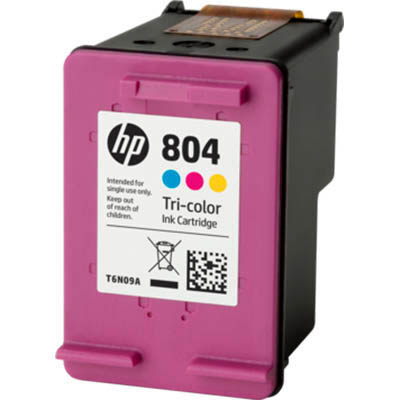 Image for HP T6N09AA 804 INK CARTRIDGE COLOUR PACK from Aztec Office National Melbourne