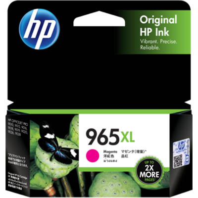 Image for HP 3JA82AA 965XL INK CARTRIDGE HIGH YIELD MAGENTA from Angletons Office National