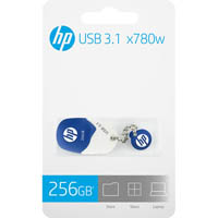 hp x780w flash drive usb 3.1 256gb blue