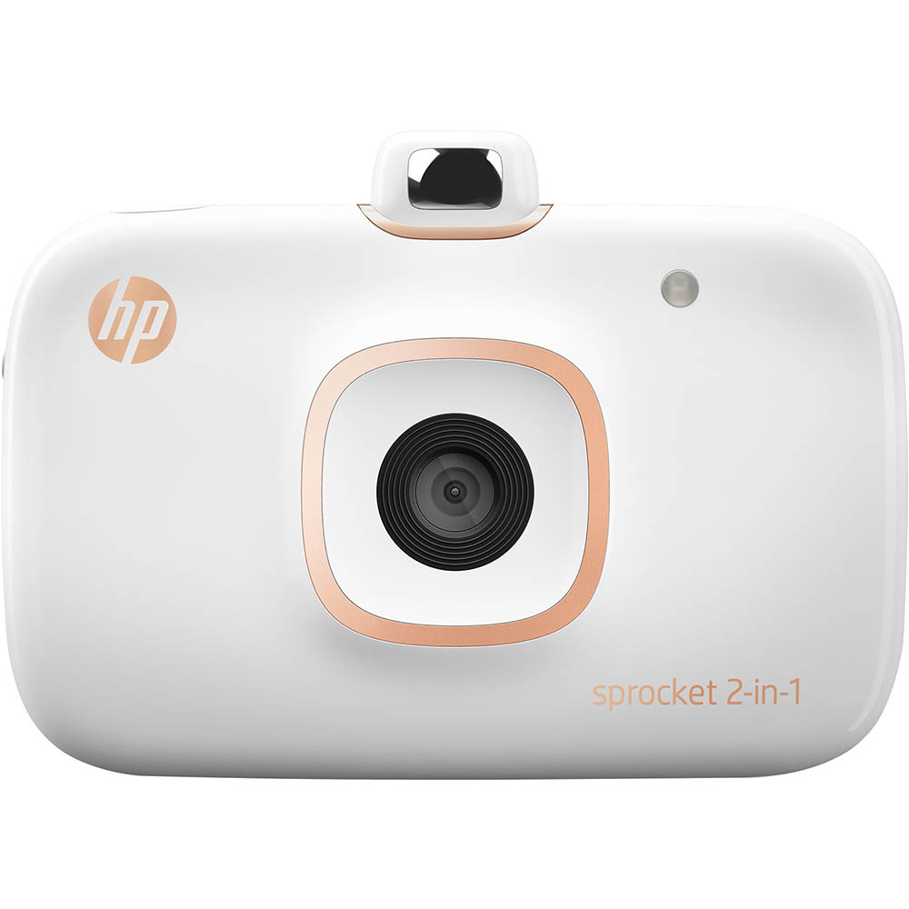 Image for HP SPROCKET 2 IN 1 DIGITAL CAMERA AND PHOTO PRINTER WHITE from Two Bays Office National