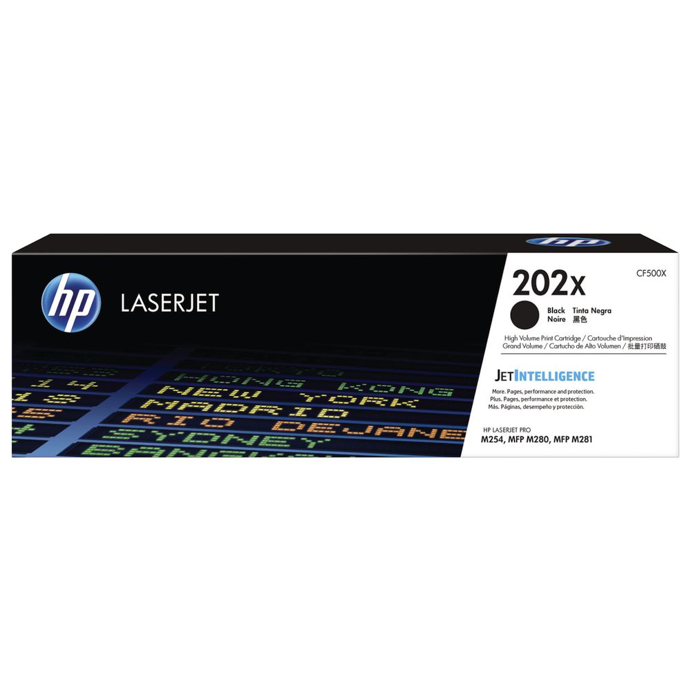Image for HP CF500X 202X TONER CARTRIDGE HIGH YIELD BLACK from PaperChase Office National