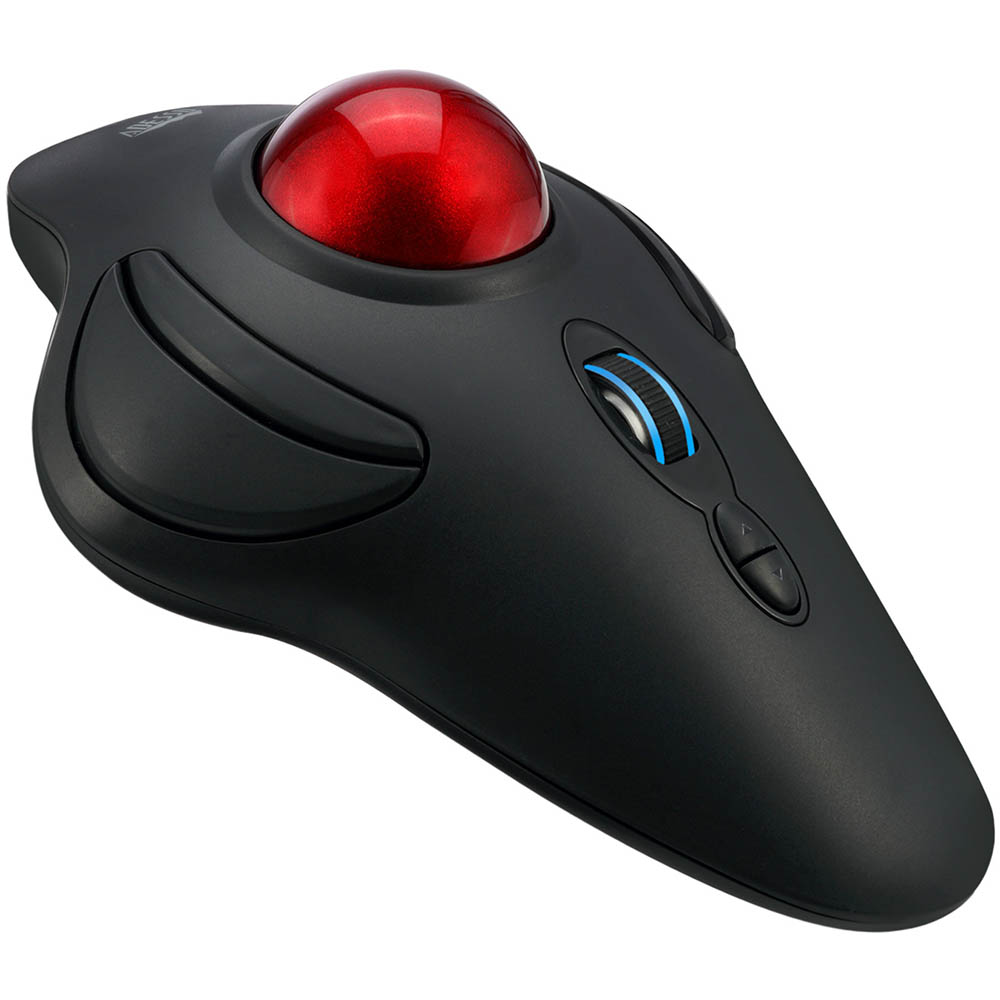 Image for ADESSO IMOUSE T40 WIRELESS PROGRAMMABLE ERGONOMIC TRACKBALL MOUSE BLACK from Two Bays Office National